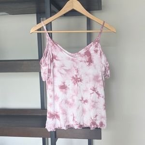 FREE W/BUNDLE AE • Soft & Sexy Off the Shoulder Tie Dye Top